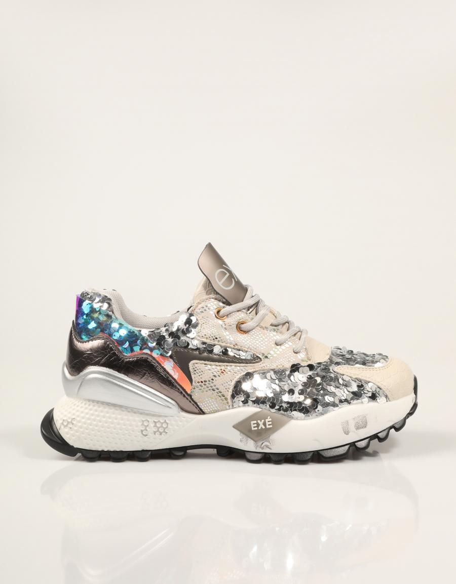ZAPATILLAS EXE SNEAKER SILVER en color Plata