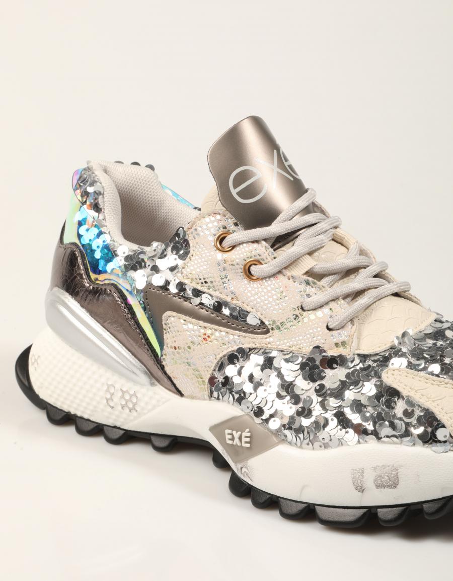 ZAPATILLAS EXE SNEAKER SILVER en color Plata