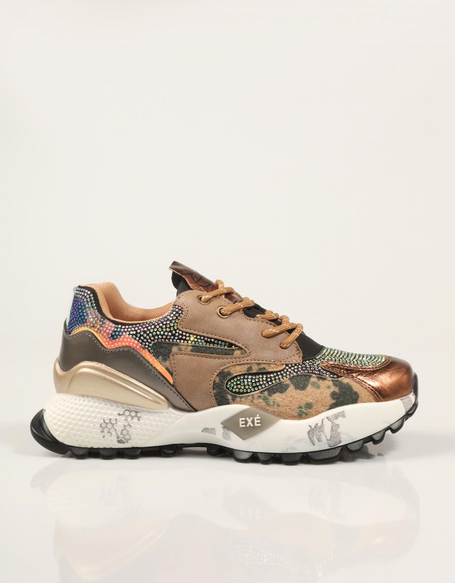 ZAPATILLAS EXE SNEAKER BRONZE BLACK en color Bronce