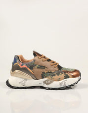 ZAPATILLAS EXE SNEAKER BRONZE BLACK en color Bronce