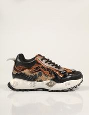 ZAPATILLAS EXE SNEAKER BLACK  BRONZE en color Negro