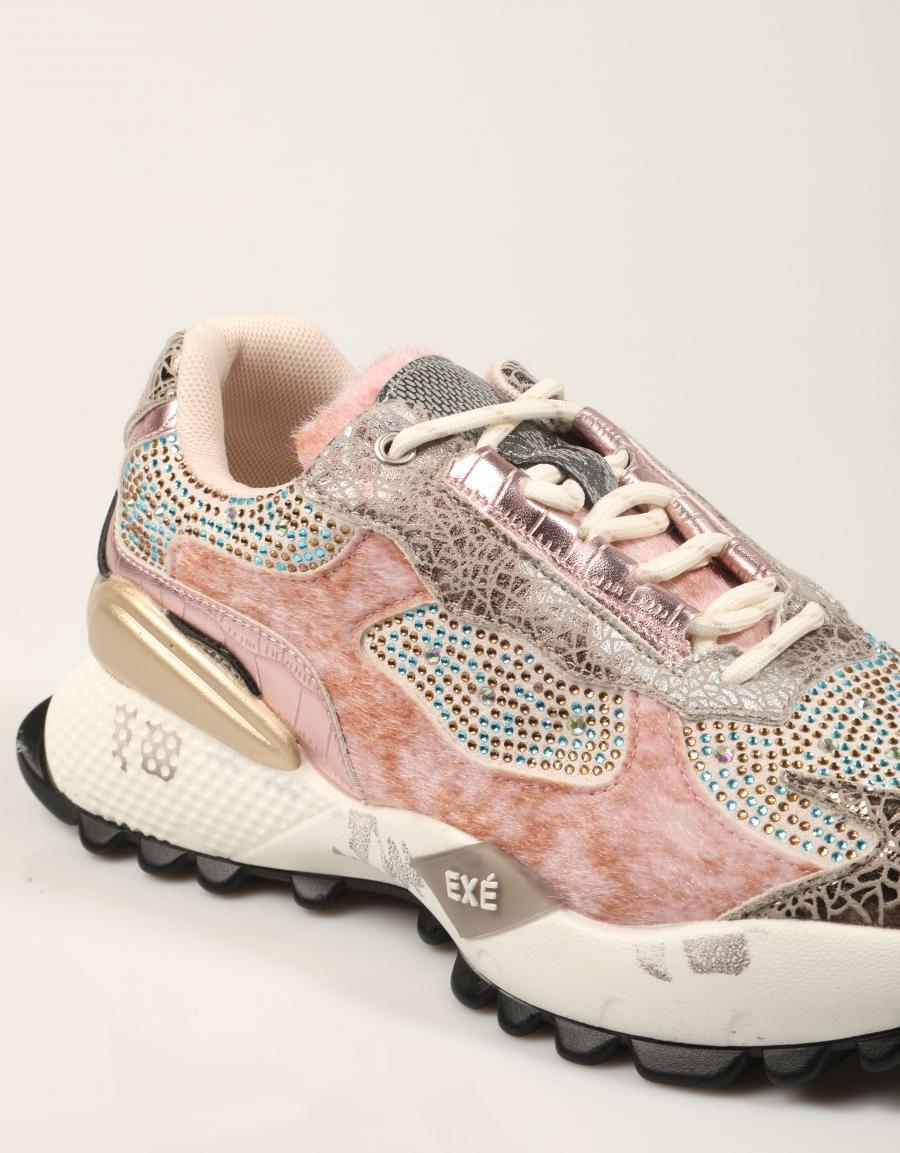 ZAPATILLAS EXE SNEAKER GREY PINK en color Gris
