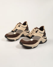 ZAPATILLAS EXE SNEAKER BROWN BEIGE en color Beige