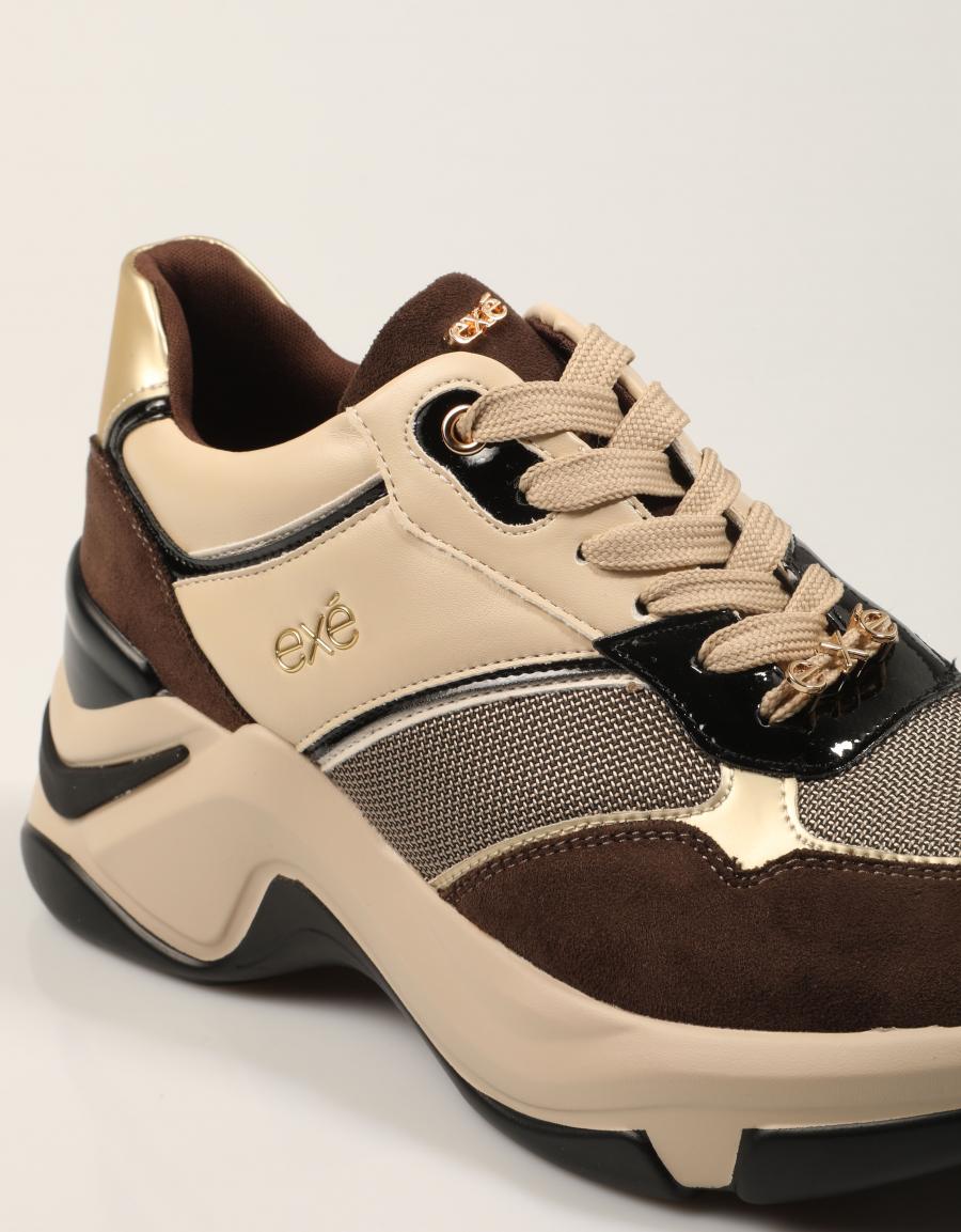 ZAPATILLAS EXE SNEAKER BROWN BEIGE en color Beige