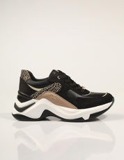 ZAPATILLAS EXE SNEAKER BLACK GOLD en color Negro
