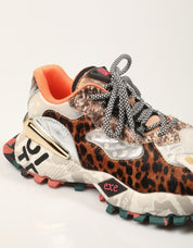 ZAPATILLAS EXE SNEAKER PONY BEIGE LEOPARD en color Multicolor