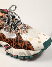 ZAPATILLAS EXE SNEAKER PONY BEIGE LEOPARD en color Multicolor
