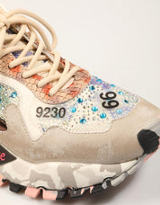 ZAPATILLAS EXE SNEAKER LEA BEIGE BRONZE en color Multicolor