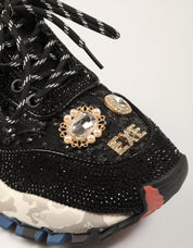 ZAPATILLAS EXE SNEAKER LEATHER BLACK en color Negro