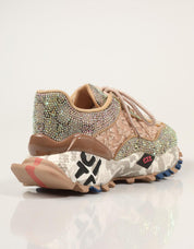 ZAPATILLAS EXE SNEAKER LEATHER BEIGE en color Beige