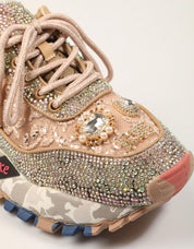 ZAPATILLAS EXE SNEAKER LEATHER BEIGE en color Beige