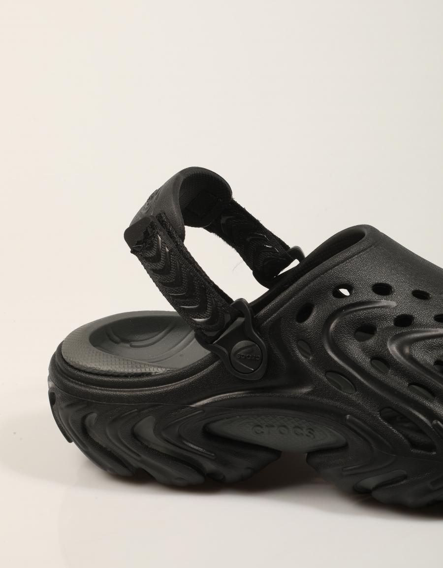 ZUECOS CROCS ECHO II CHROMW BLACK 213780 en color Negro