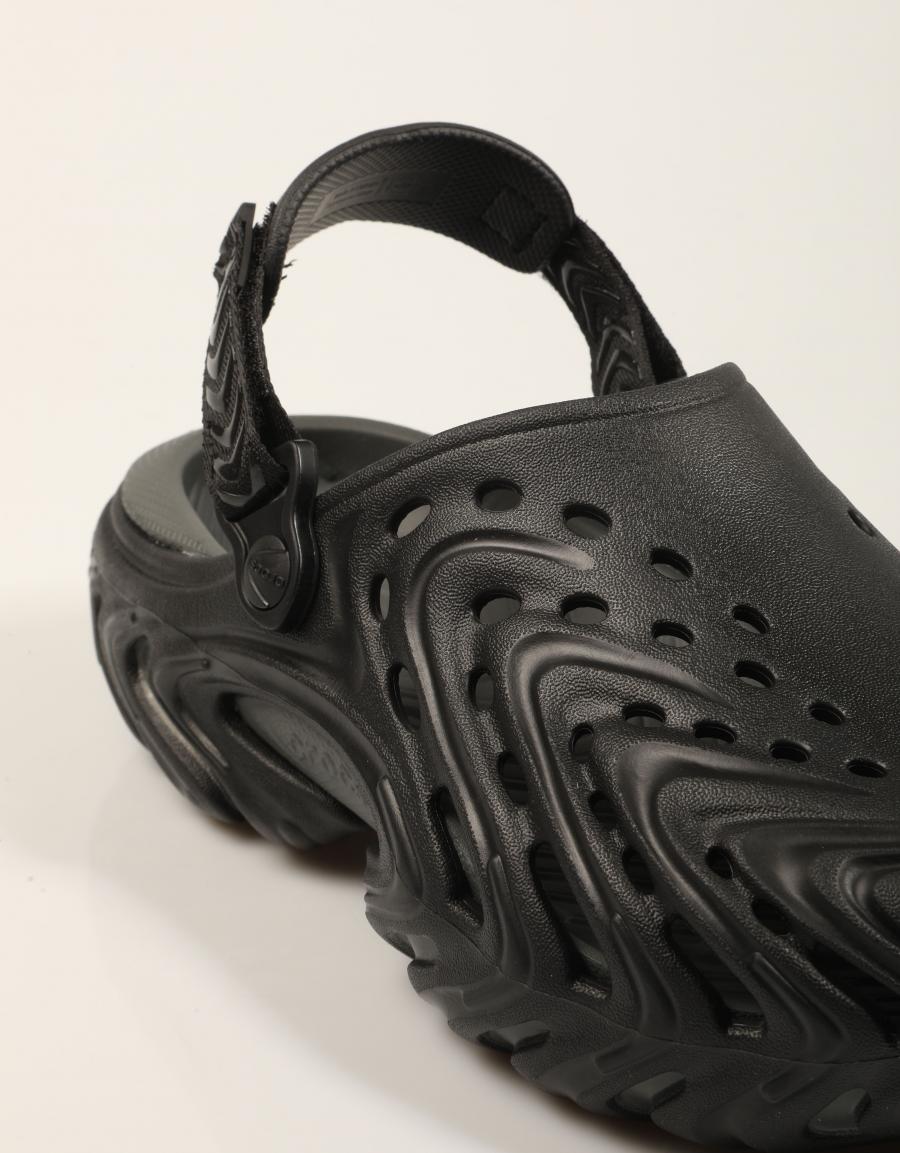 ZUECOS CROCS ECHO II CHROMW BLACK 213780 en color Negro
