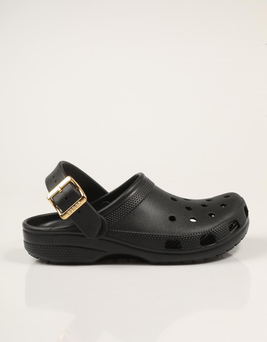 ZUECOS CROCS CLASSIC MET BLACK 213543 en color Negro