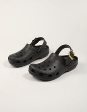 ZUECOS CROCS CLASSIC MET BLACK 213543 en color Negro