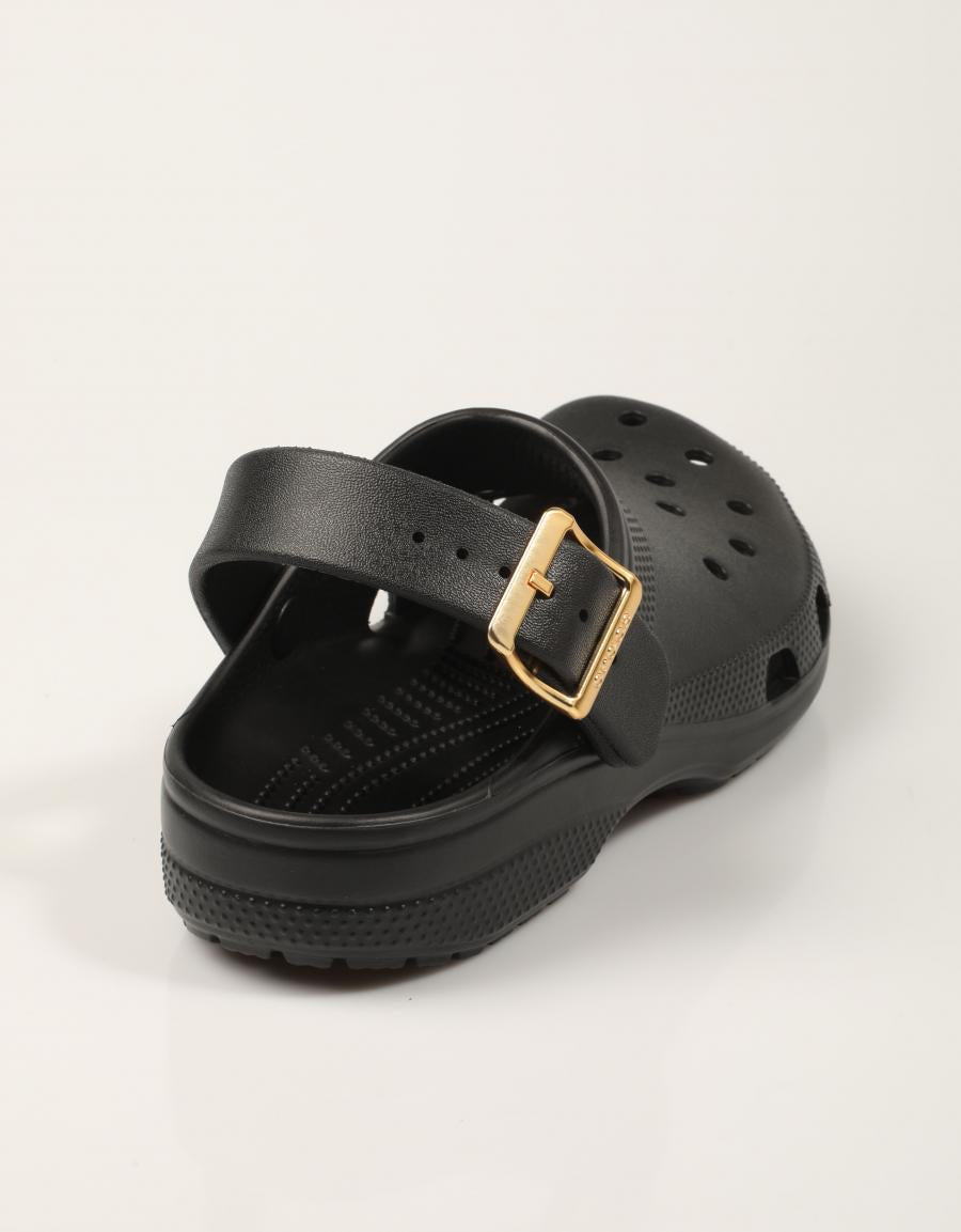 ZUECOS CROCS CLASSIC MET BLACK 213543 en color Negro