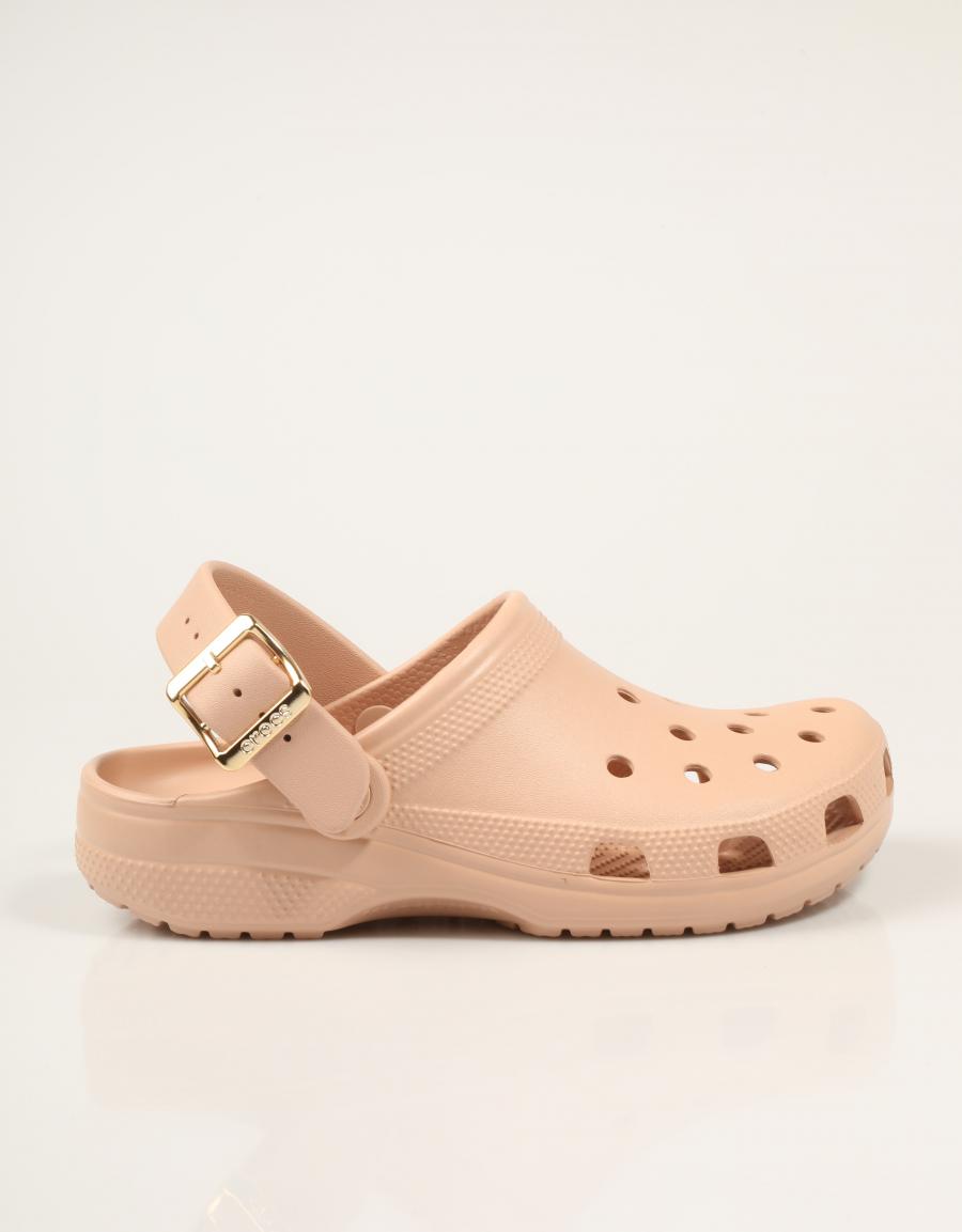 ZUECOS CROCS CLASSIC MET BLUSH 213543 en color Rosa
