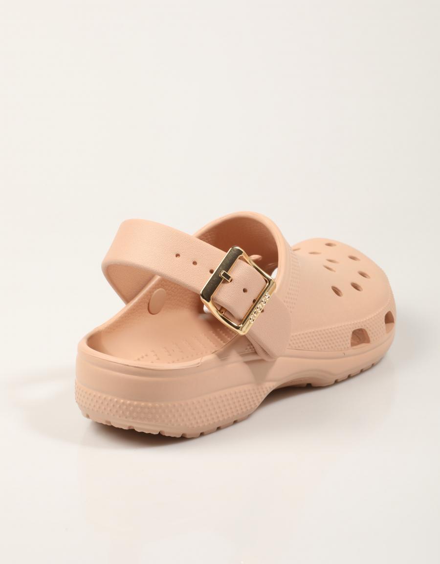 ZUECOS CROCS CLASSIC MET BLUSH 213543 en color Rosa