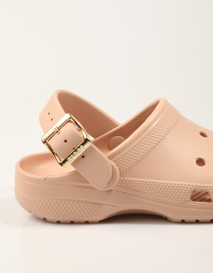 ZUECOS CROCS CLASSIC MET BLUSH 213543 en color Rosa