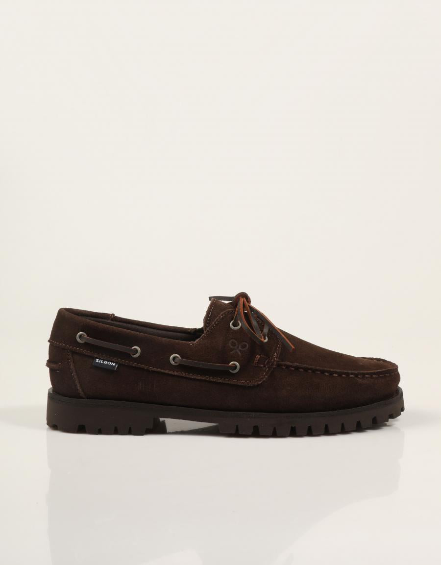 NAUTICOS SILBON NAUTICO SERRAJE MARRON FW261021709513 en color Marron