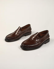 MOCASINES FREELANCE KIOWA ANTIC MARRON en color Marron
