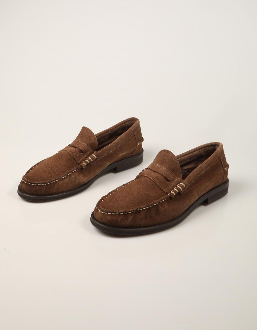 MOCASINES FREELANCE KIOWA SERRAJE VISON en color Beige