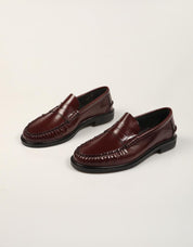 MOCASINES FREELANCE KIOWA ANTIC BURDEOS en color Burdeos