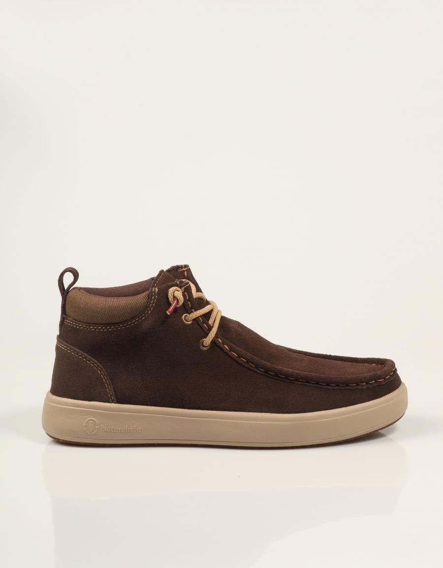 BOTINES NATURAL WORLD ANGLES MARRON 8451 en color Marron
