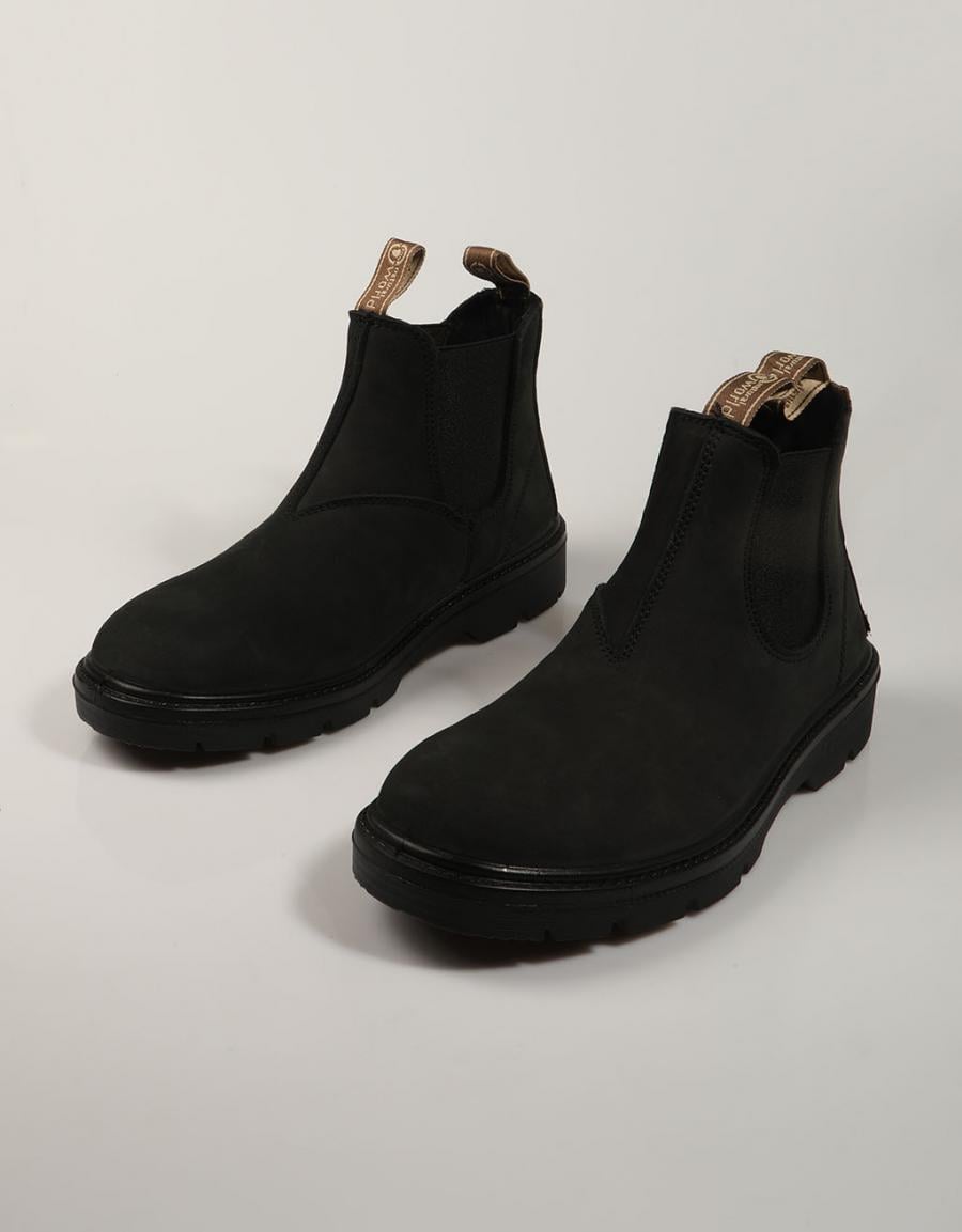 BOTINES NATURAL WORLD KARA NEGRO 9080 en color Negro