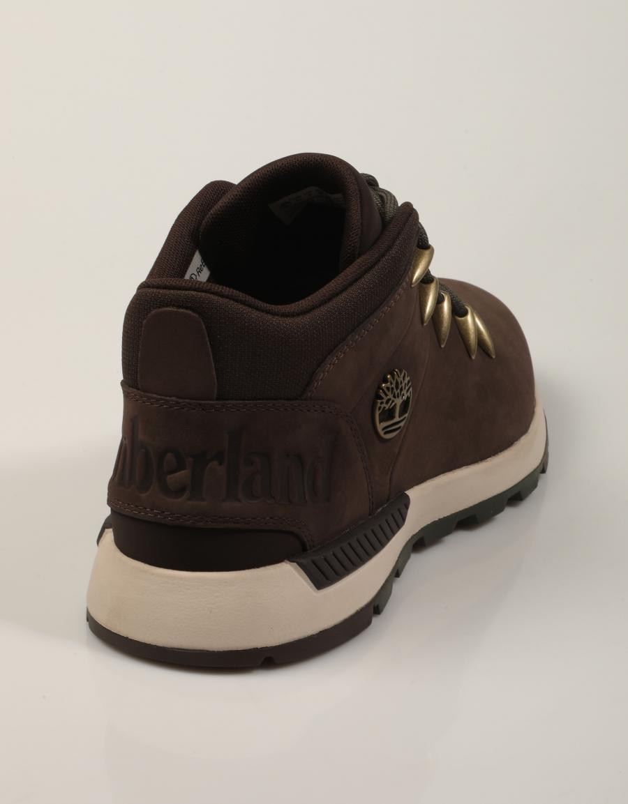 BOTINES TIMBERLAND SPRINT TREKKER DARK BROWN en color Marron