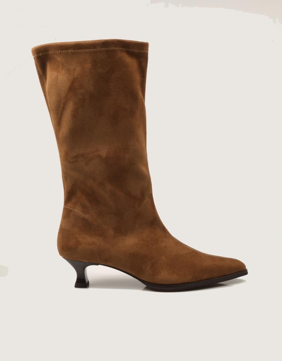 BOTAS MISS ELASTIC BOTA ANTE CUERO 075337-AE-08/08 en color Cuero