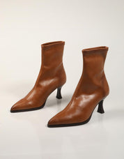 BOTINES MISS ELASTIC 078039-09-04/04 WOW STR CAMEL en color Cuero