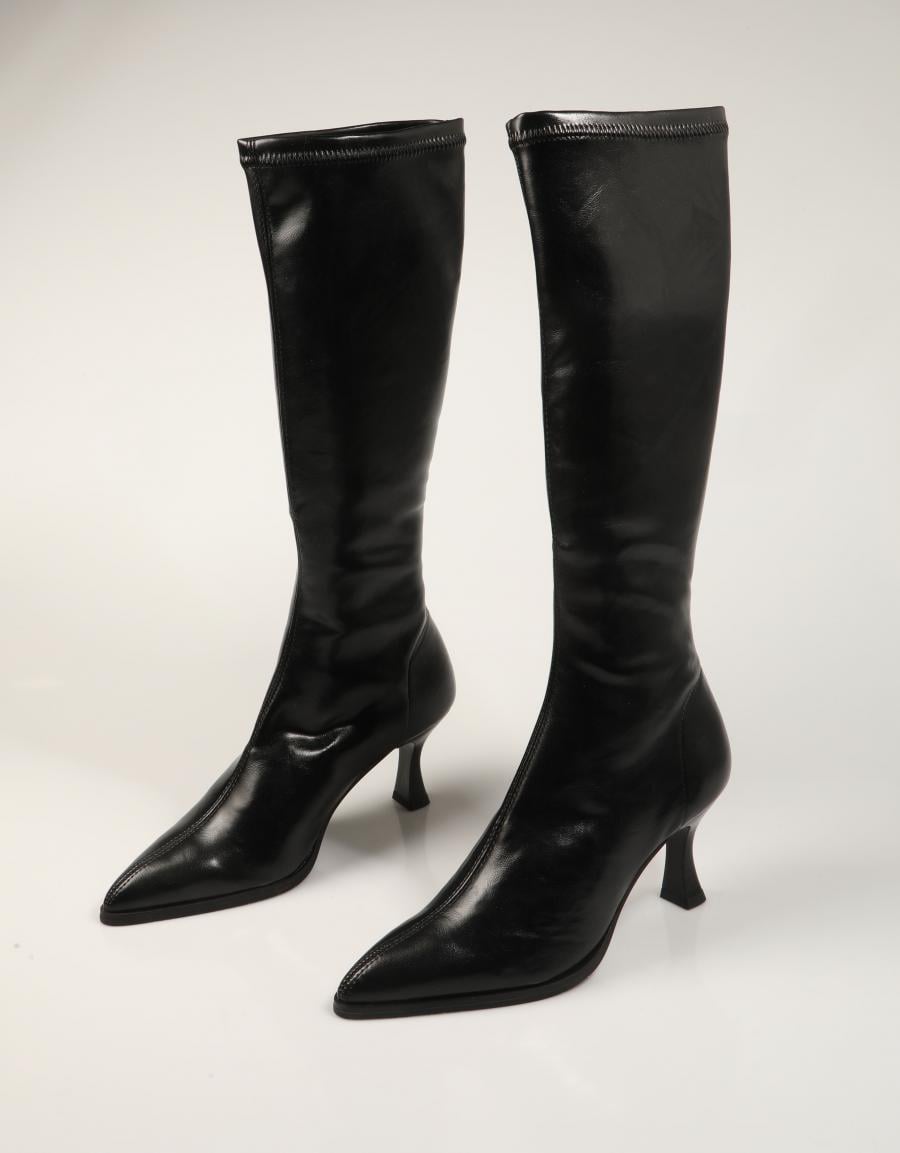 BOTAS MISS ELASTIC 078038-09-05/05 WOW STR NEGRO en color Burdeos