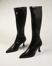 BOTAS MISS ELASTIC 078038-09-05/05 WOW STR NEGRO en color Burdeos