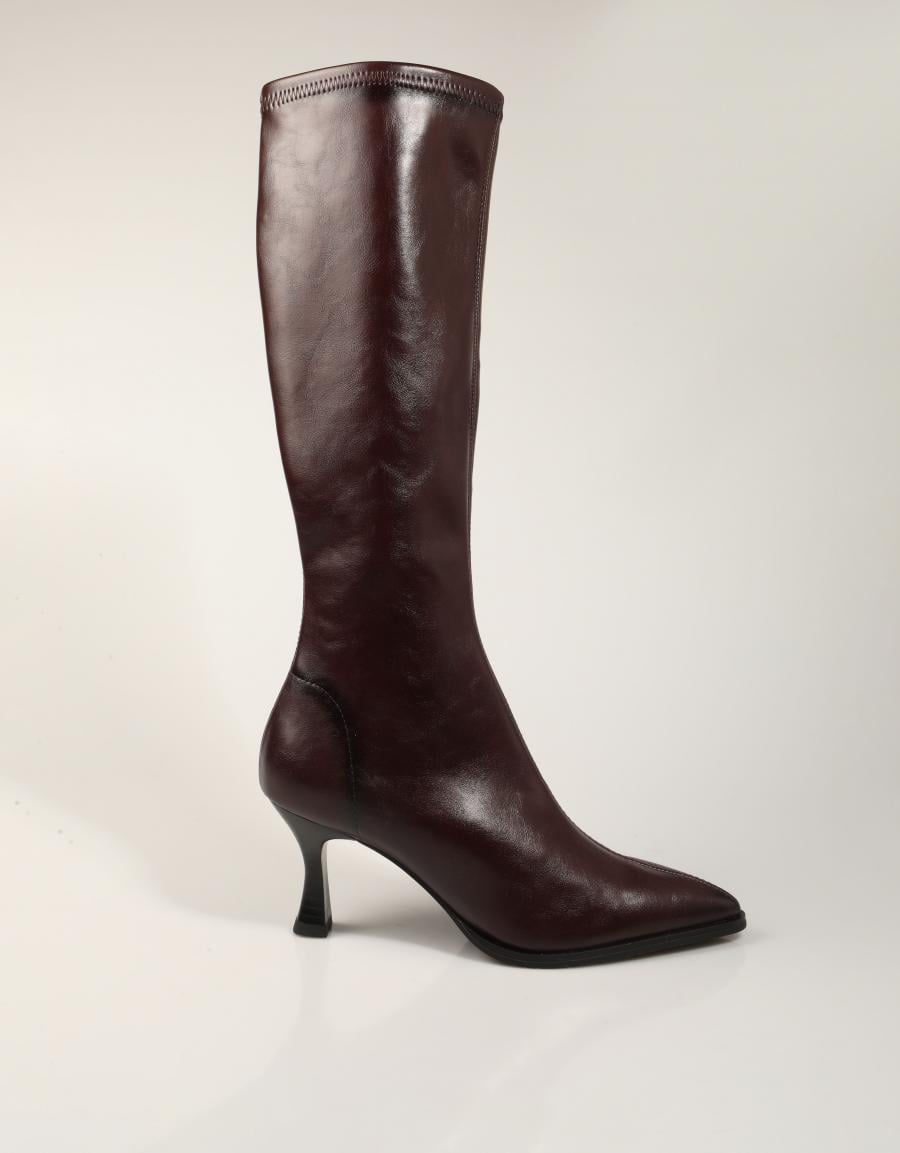 BOTAS MISS ELASTIC 078038-09-07/07 WOW STR BURDEOS en color Burdeos