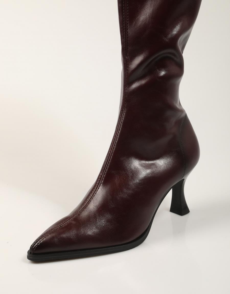 BOTAS MISS ELASTIC 078038-09-07/07 WOW STR BURDEOS en color Burdeos