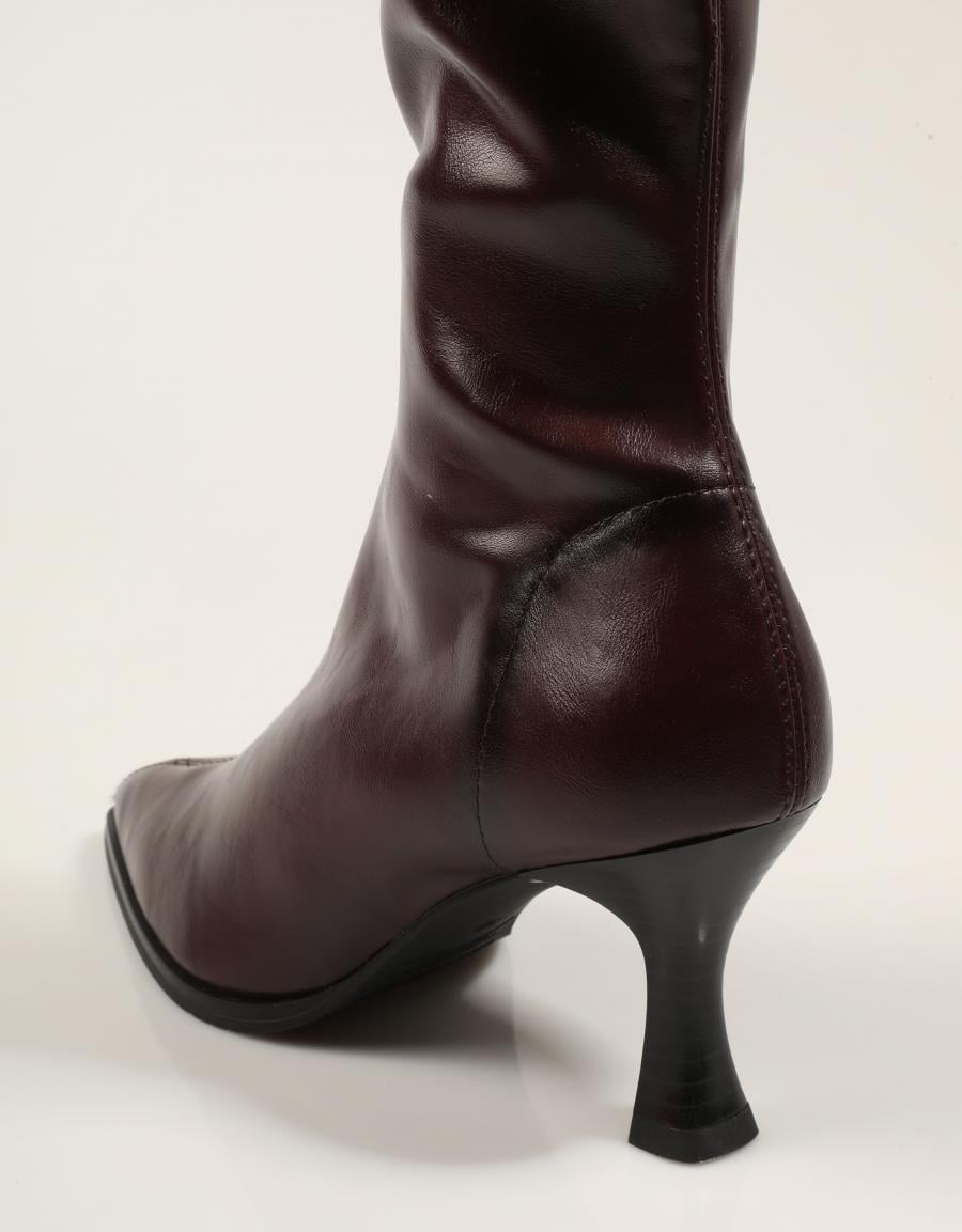 BOTAS MISS ELASTIC 078038-09-07/07 WOW STR BURDEOS en color Burdeos