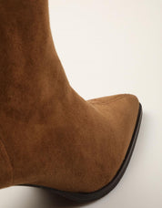 BOTINES MISS ELASTIC BOTÍN STR.CUERO 078039-AE-08/08 en color Cuero