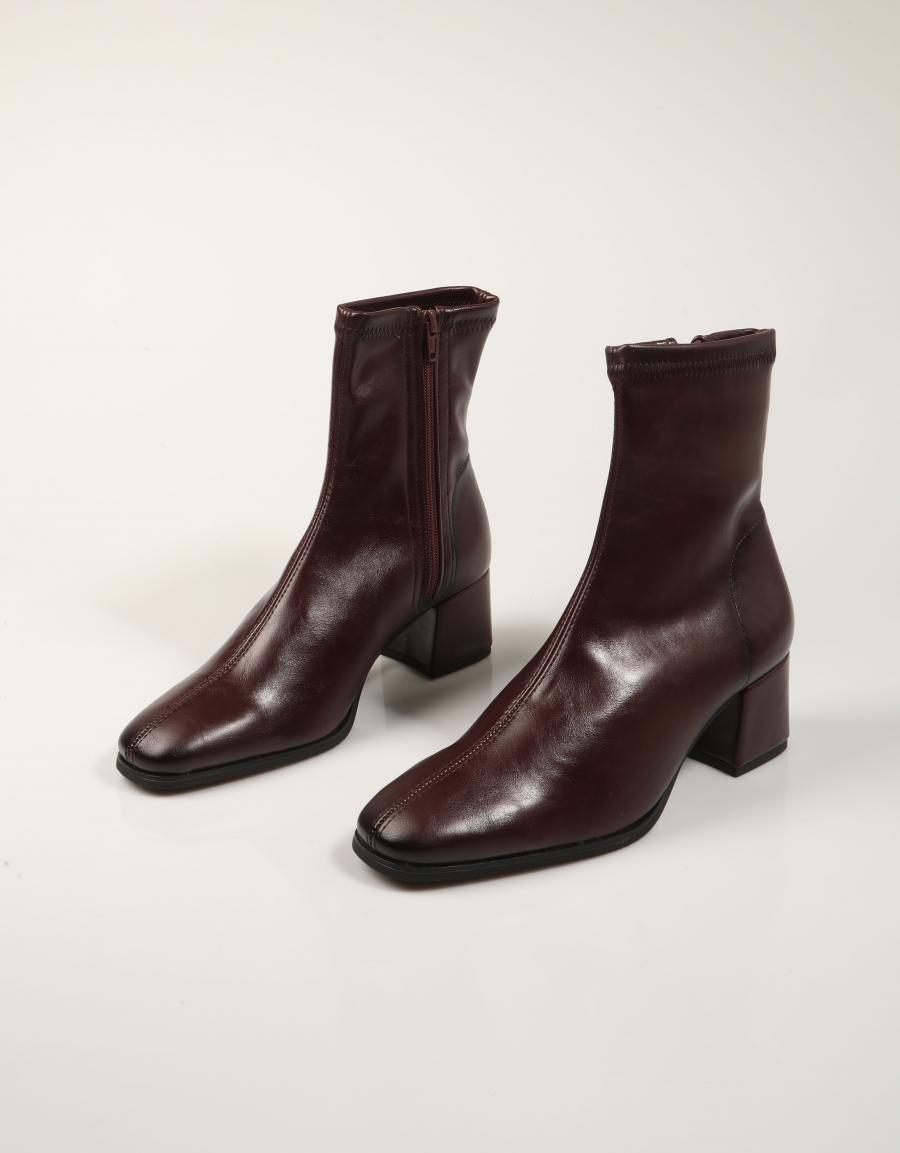 BOTINES MISS ELASTIC 075438-09-07/07 WOW STR BURDEOS en color Burdeos