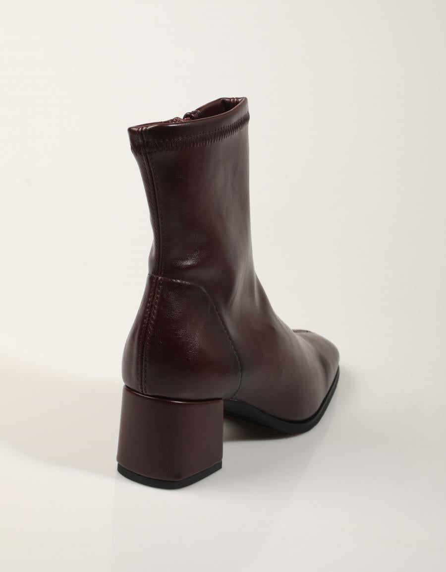 BOTINES MISS ELASTIC 075438-09-07/07 WOW STR BURDEOS en color Burdeos