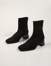 BOTINES MISS ELASTIC 075436-AE-05/05 ANTE STR NEGRO en color Negro