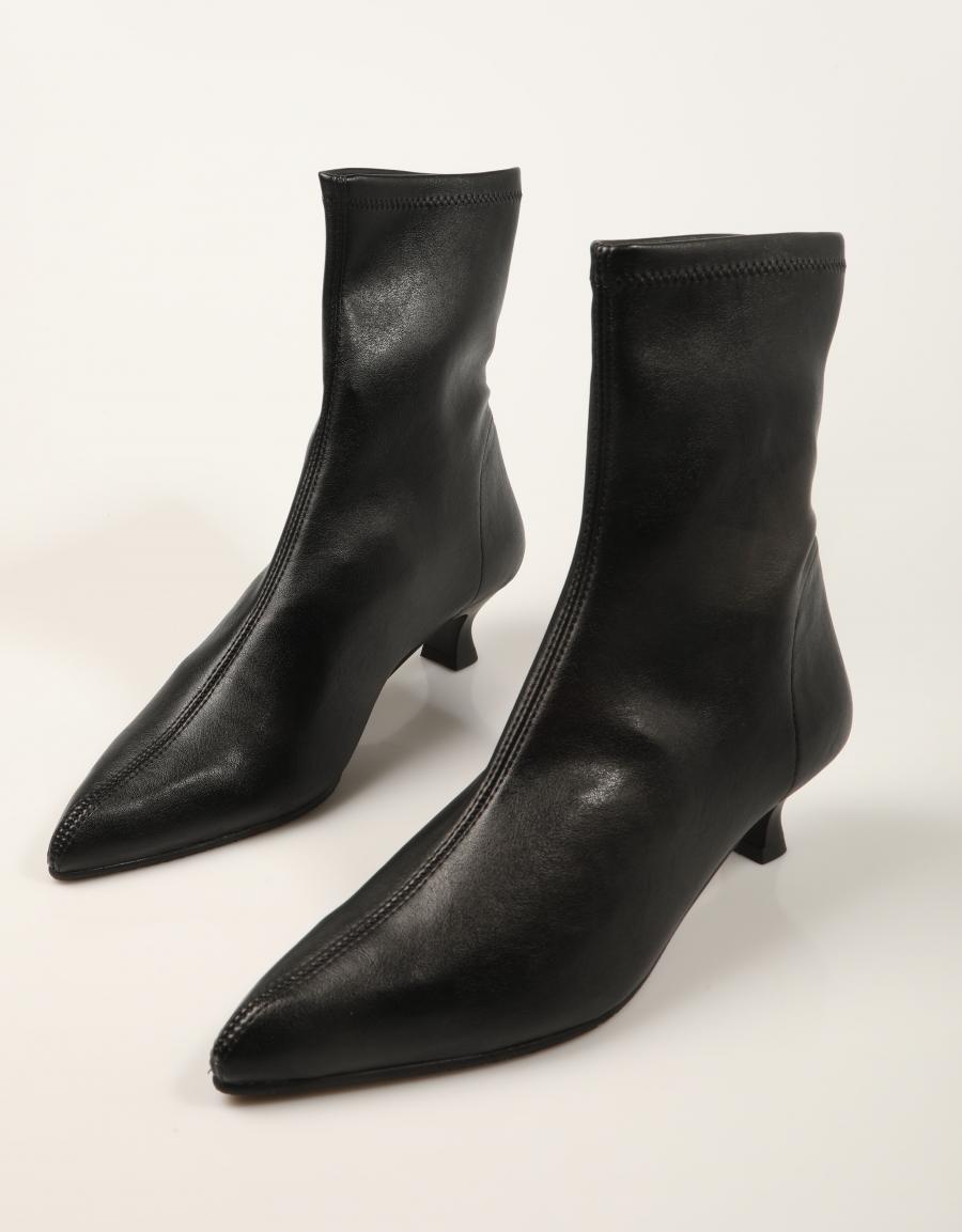 BOTINES MISS ELASTIC BOTÍN WEST NEGRO en color Negro