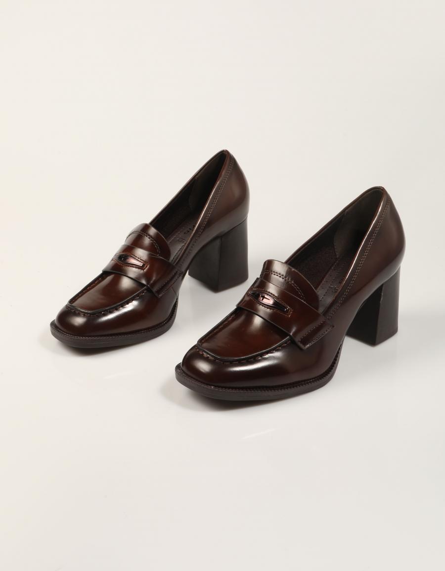 ZAPATOS TAMARIS MOCASIN MUSCAT 1-24453 47 en color Marron