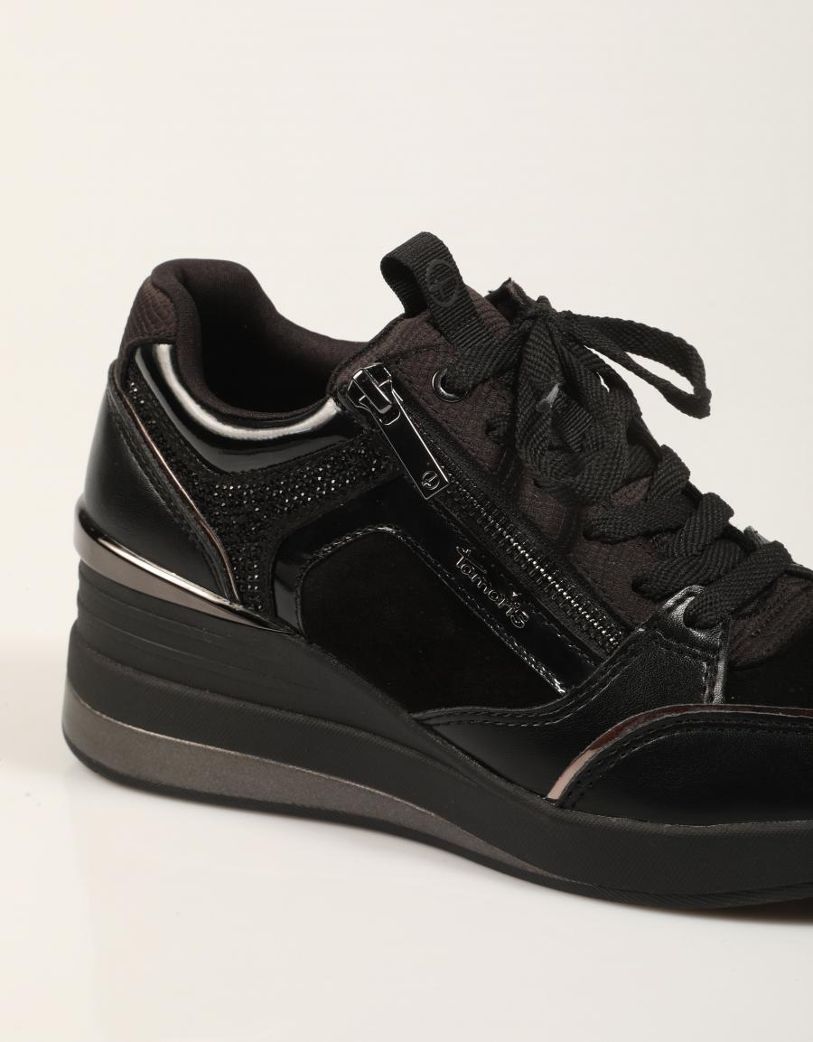 ZAPATILLAS TAMARIS DEPORTIVO BLACK 1-23703-41 en color Negro