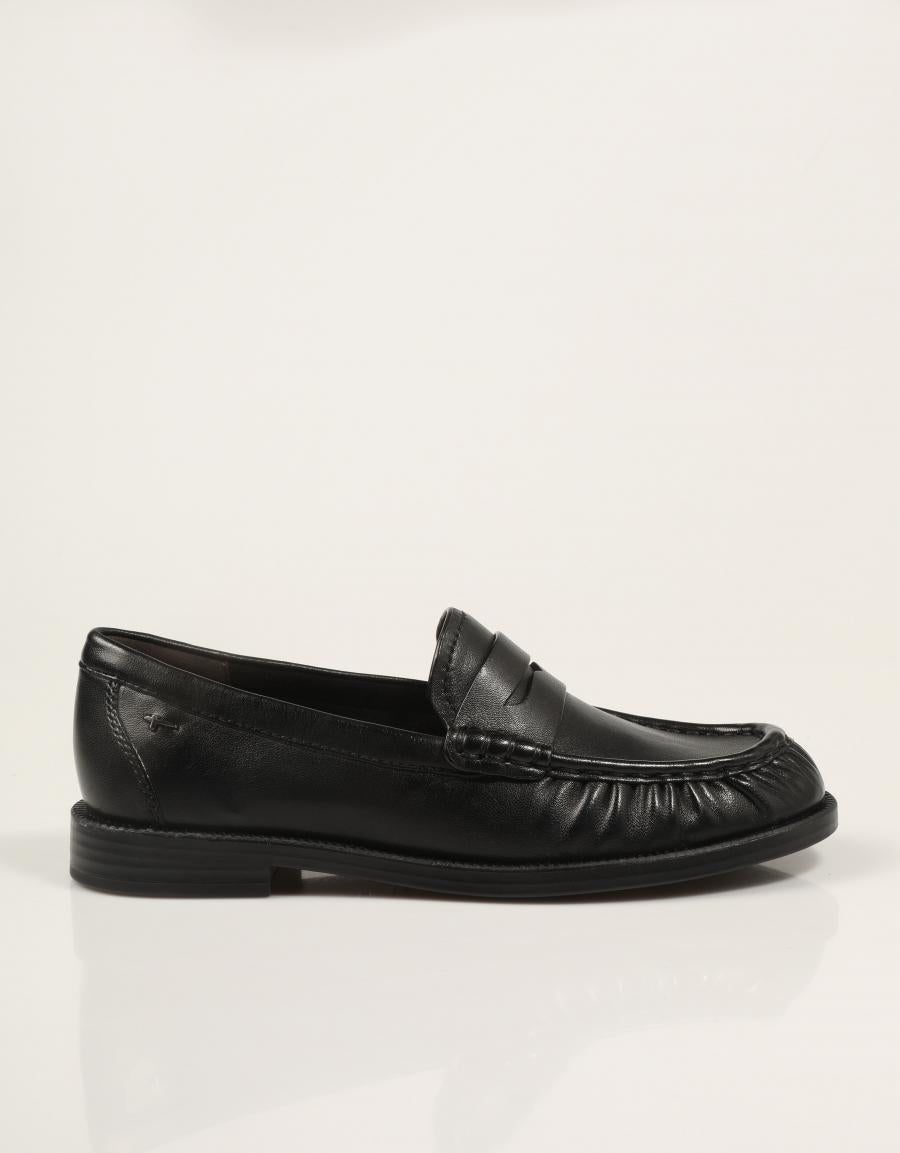 ZAPATOS TAMARIS MOCASIN BLACK en color Negro