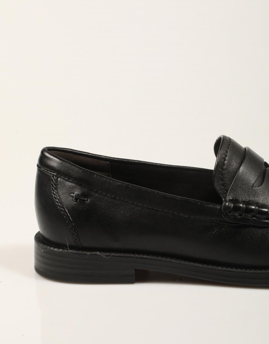 ZAPATOS TAMARIS MOCASIN BLACK en color Negro
