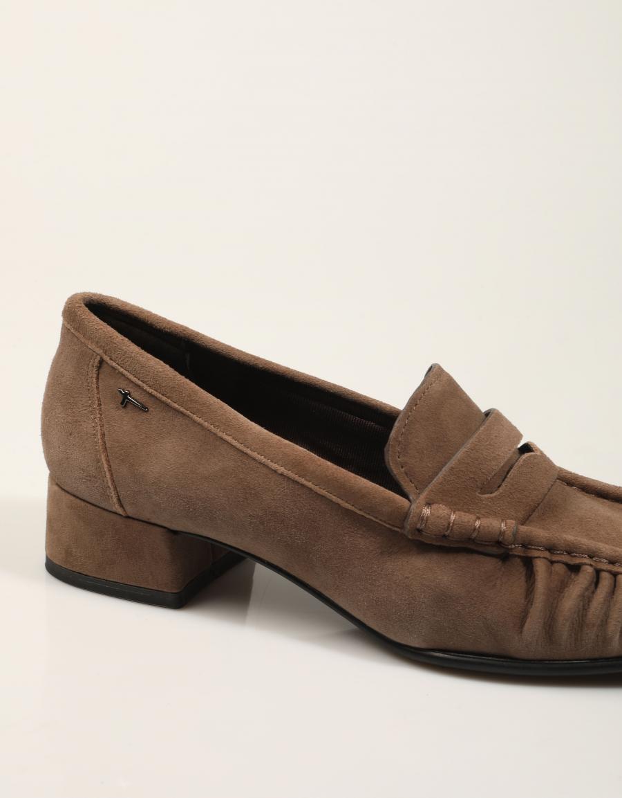 MOCASINES TAMARIS MOCASIN TACON TAUPE en color Taupe