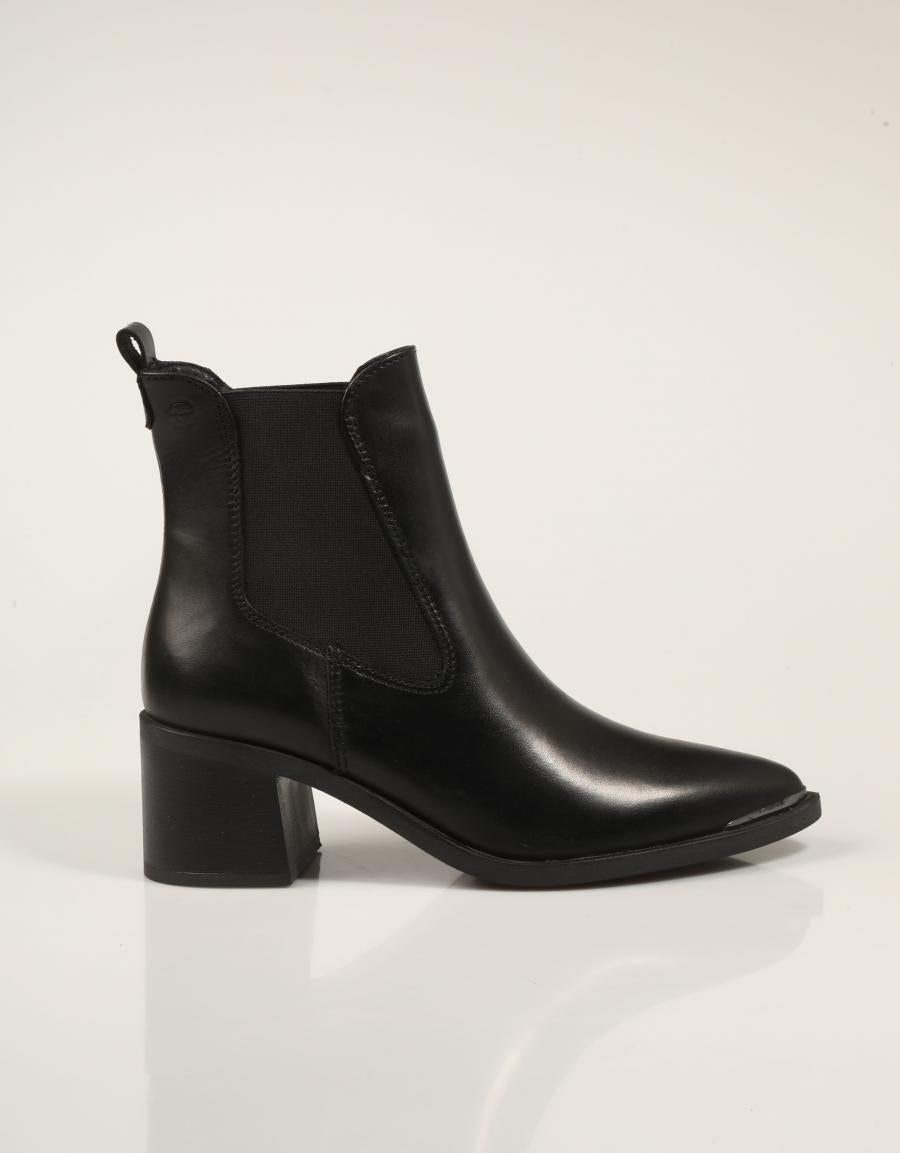 BOTINES TAMARIS BOTIN CHELSEA BLACK en color Negro