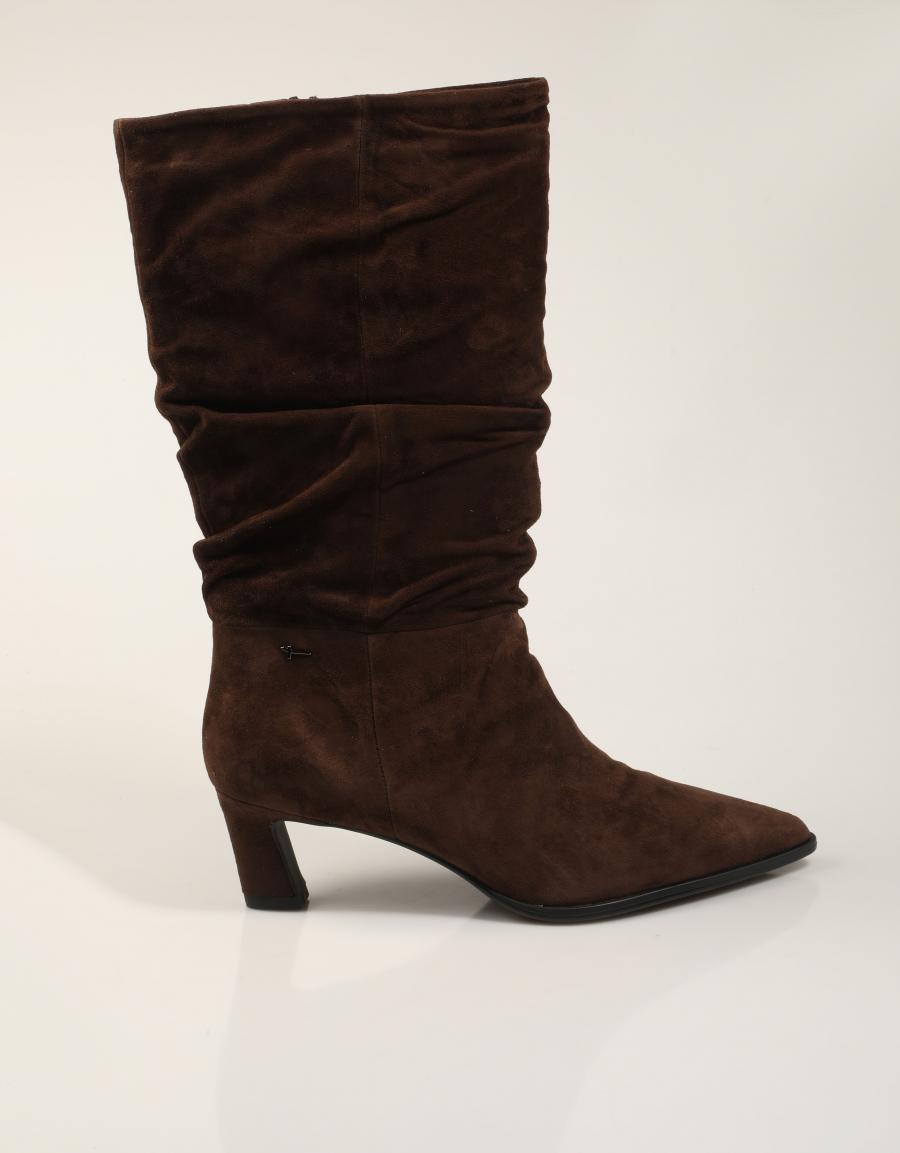 BOTAS TAMARIS BOTA ARRUGADA MOCCA en color Marron
