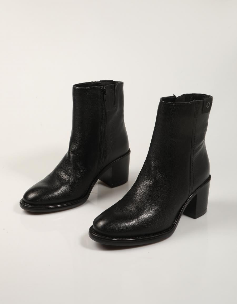 BOTINES TAMARIS BOTIN LISO BLACK en color Negro